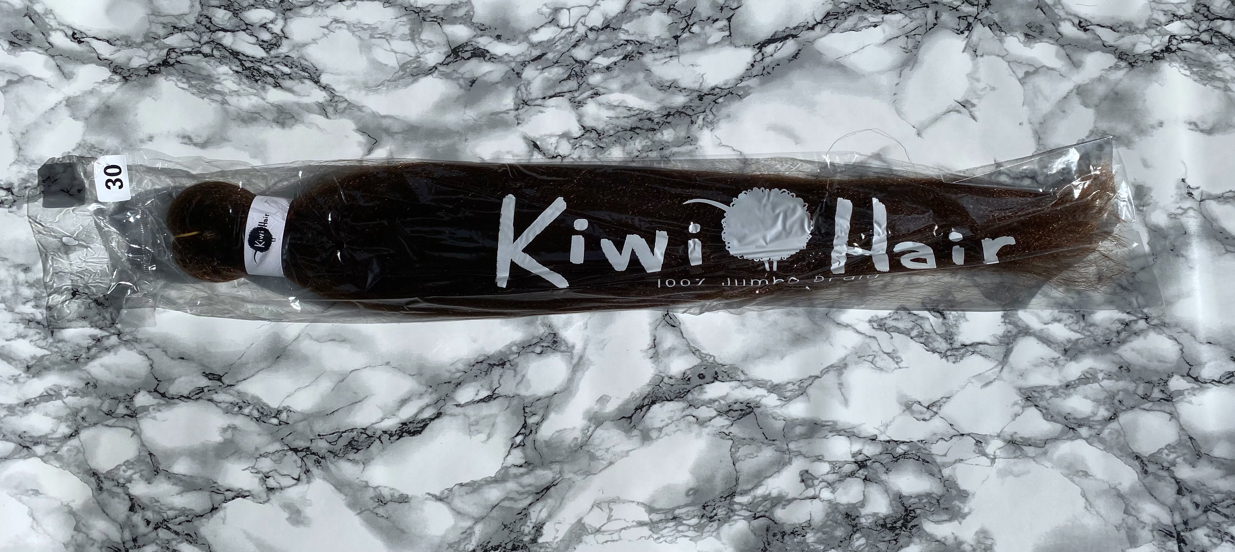 100% Jumbo Braid - 30 - hnědá