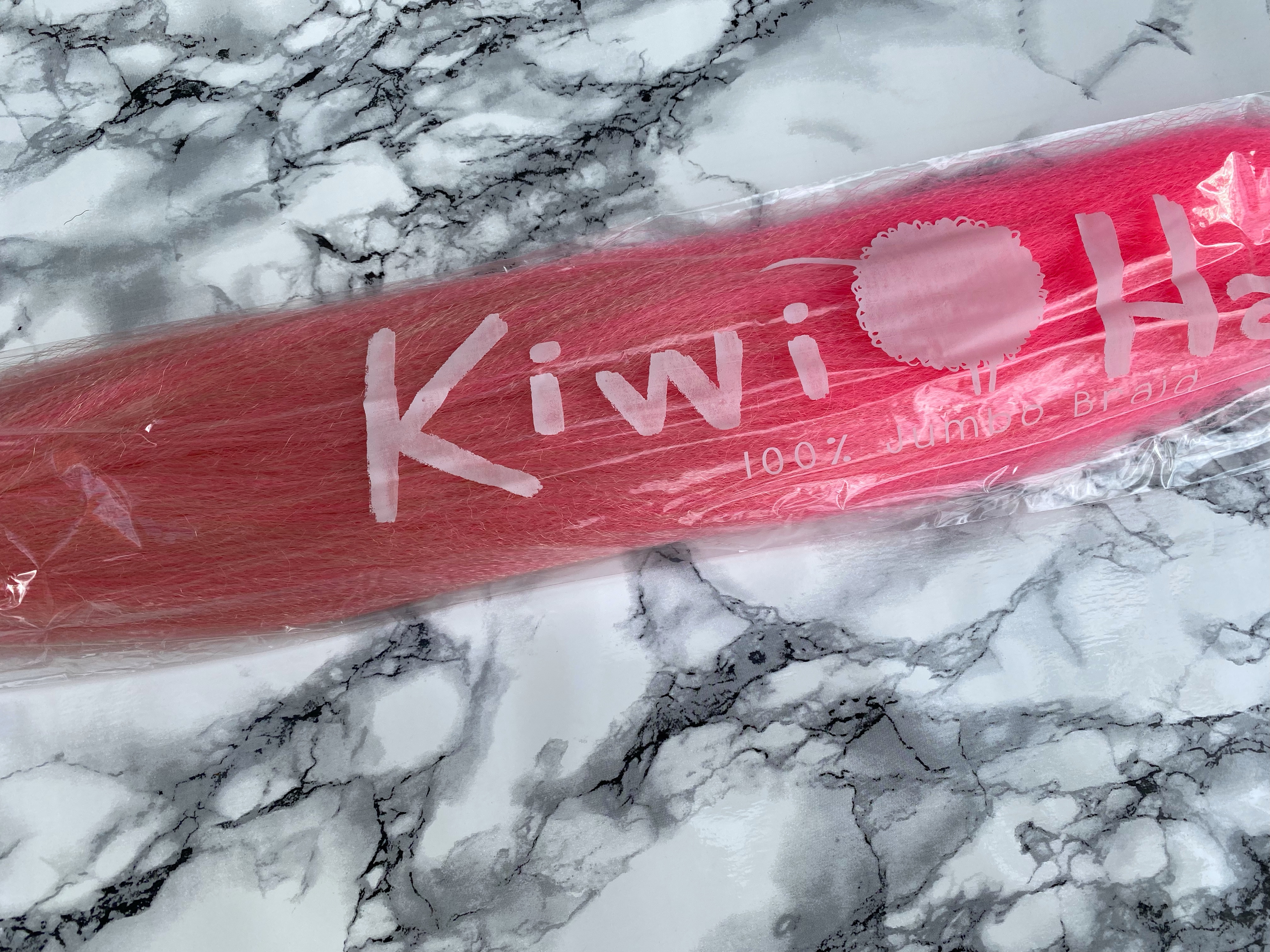 100% Jumbo Braid - 613-KAP - blond -> růžová