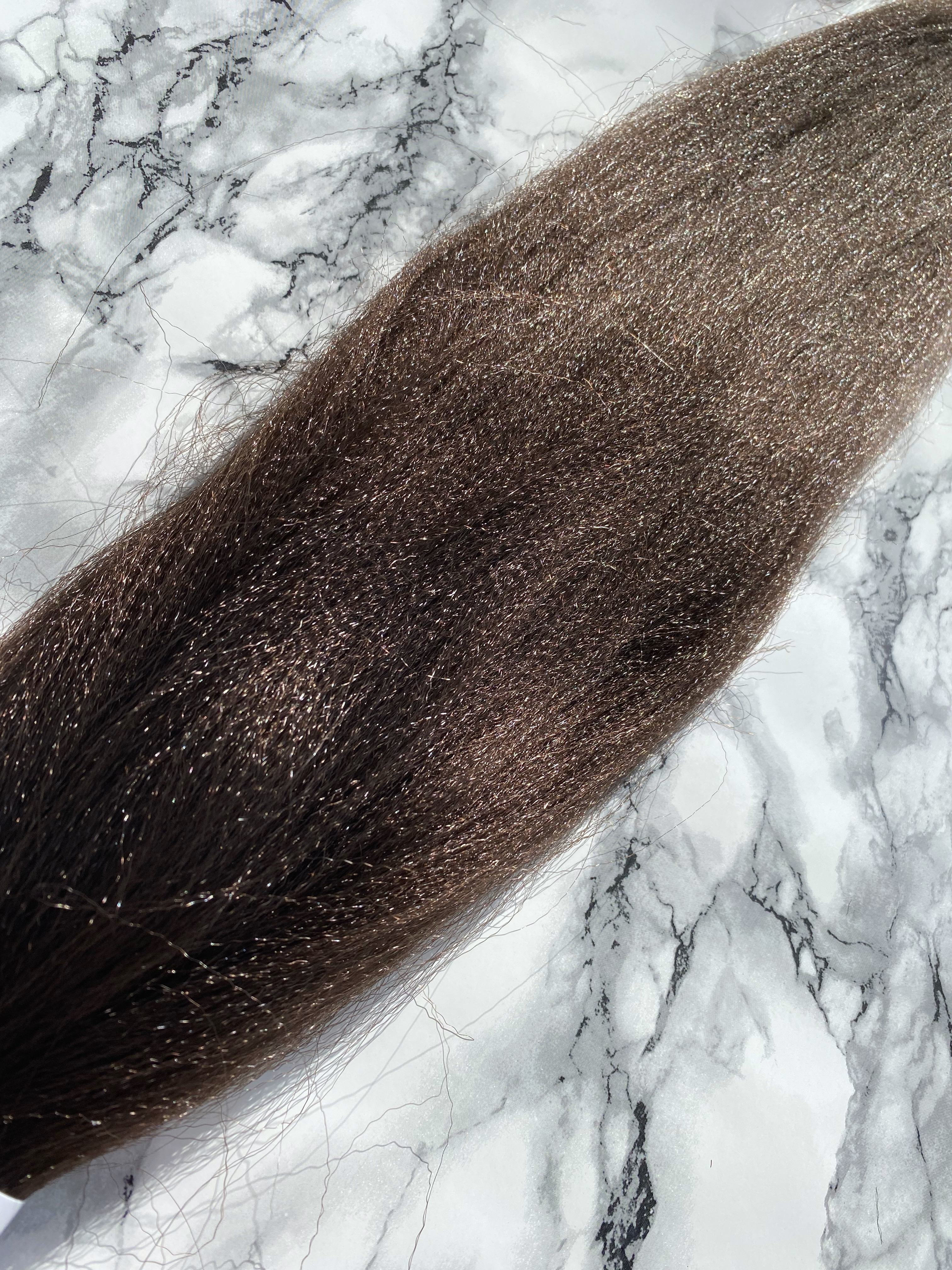 100% Jumbo Braid - 4 - tmavě hnědá