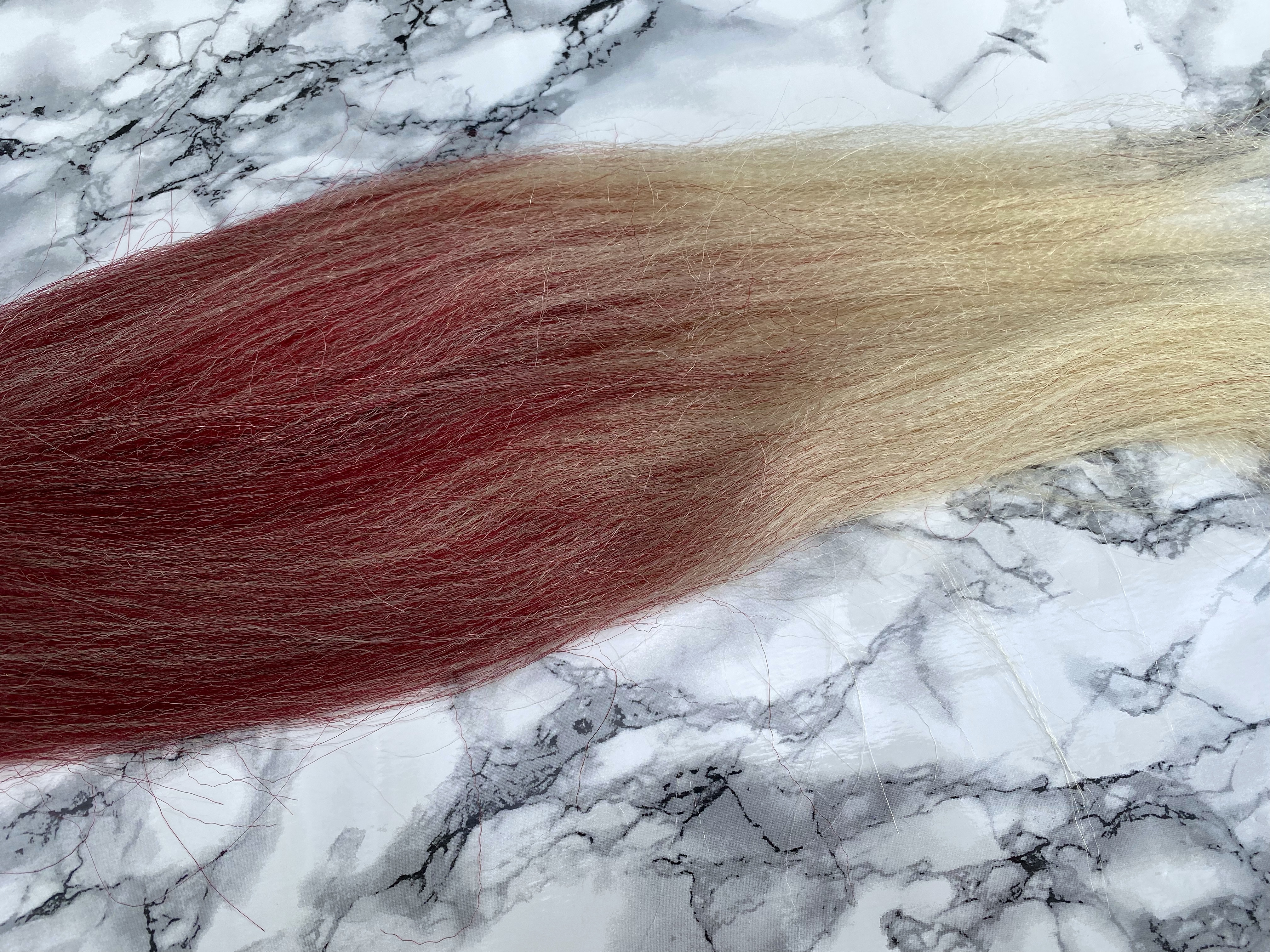 100% Jumbo Braid - 118-613 - bordo -> blond