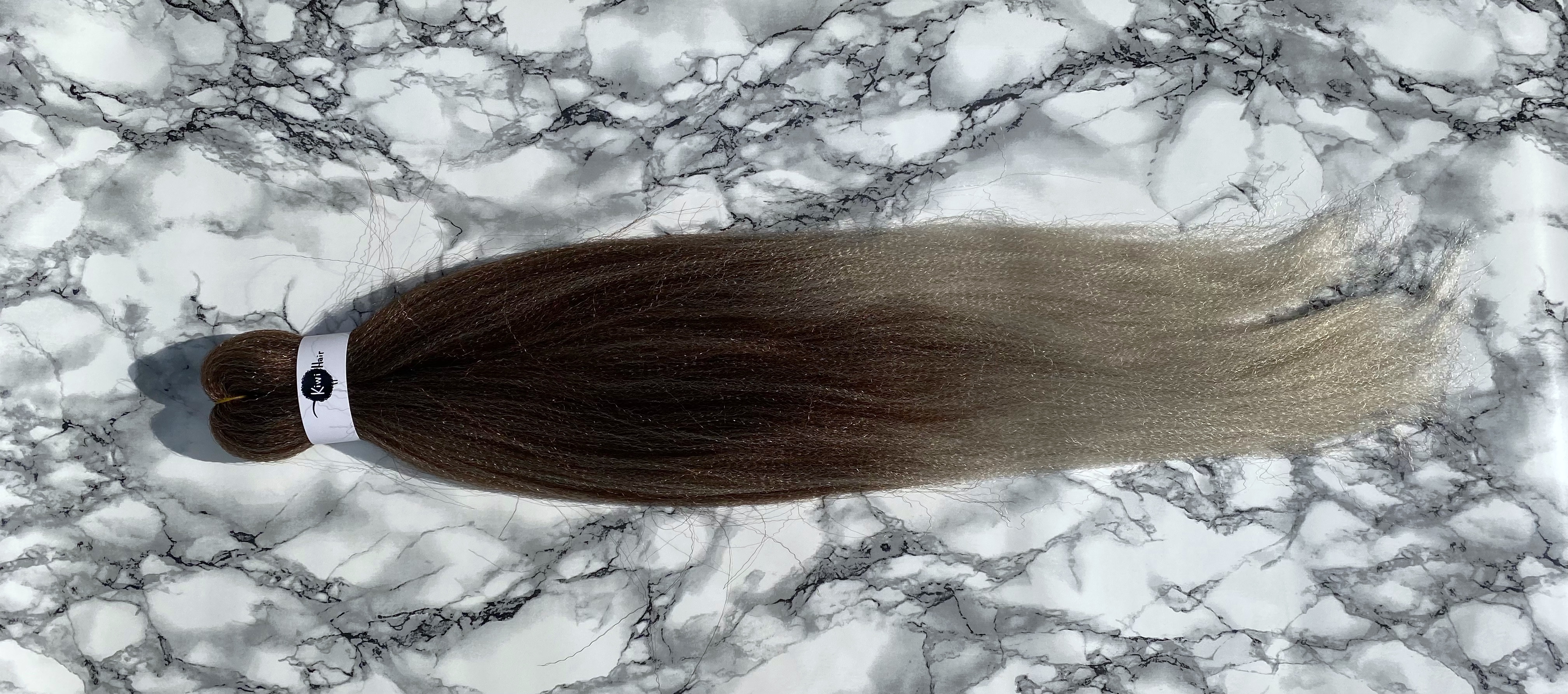 100% Jumbo Braid - 30-60 - hnědá -> šedá