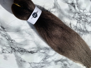 100% Jumbo Braid - 4 - tmavě hnědá