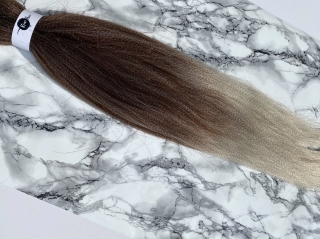 100% Jumbo Braid - 30-60 - hnědá -> šedá