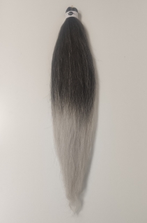 100% Jumbo Braid - 1-60 - černá -> šedá