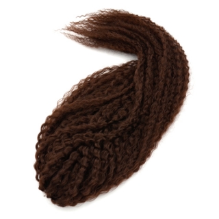 Brazilský vlnitý Kanekalon - 4# - hnědá tmavá