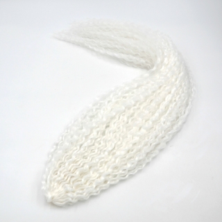 Brazilský vlnitý Kanekalon - 630# - bílá