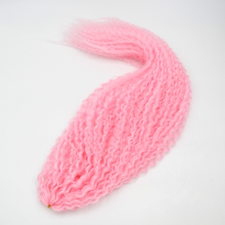 Brazilský vlnitý Kanekalon - IIPink - růžová světlá