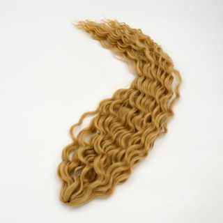 Wave curly Kanekalon - 24# - žlutá tmavá
