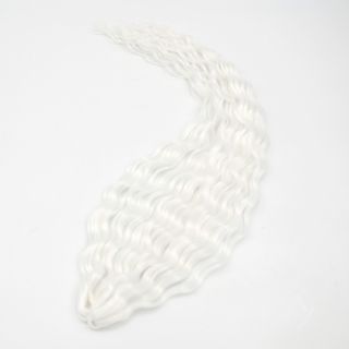 Wave curly Kanekalon - 630# - bílá