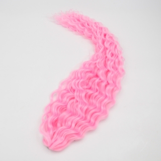 Wave curly Kanekalon - IIpink - růžová světlá