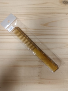 Hřeben - rovný - hnědo zlatý