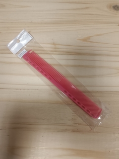 Hřeben - rovný - tmavě růžový