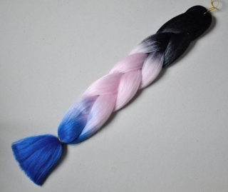 C1 - černá -> růžová světlá -> modrá